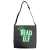 christmas head elf Adjustable Strap Totes