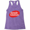 simpe solution Racerback Tank