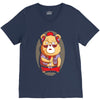 brown bear V-Neck Tee