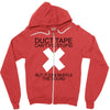 duct tape Zipper Hoodie