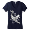the squid vs Women's V-Neck T-Shirt