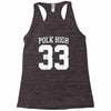 polk high Racerback Tank