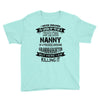 Super Cool Nanny Of A Freaking Awesome Granddaughter Youth Tee