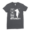eat sleep battlefield 4, funny Ladies Fitted T-Shirt