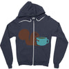 coffe squirrel Zipper Hoodie
