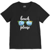 Beach Please V-Neck Tee