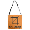 oh crop Adjustable Strap Totes