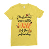 my favorite season is the fall of the patriarchy Ladies Fitted T-Shirt