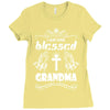 I Am One Blessed Grandma Ladies Fitted T-Shirt