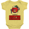 apple keeps the doctors away Baby Bodysuit