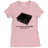 you always remember your first video arcade game gamer geek tee shirt Ladies Fitted T-Shirt