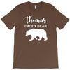 Daddy Bear - Baby Bear Custom Name T-Shirt