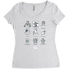 spoiler alert Women's Triblend Scoop T-shirt