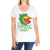feed me Ladies Curvy T-Shirt