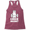gym cat workout Racerback Tank