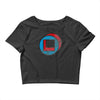 square in circle Crop Top