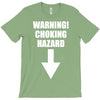 warning choking hazard printed T-Shirt