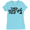 nope Ladies Fitted T-Shirt