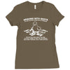 arguing with idiots is like playing chess with a pigeon Ladies Fitted T-Shirt