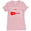anti war guitar folk music writers Ladies Fitted T-Shirt