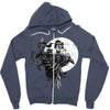 ride the raven Zipper Hoodie