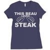 steak Ladies Fitted T-Shirt