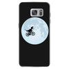 Biker Dinosaur - Dinosaur Riding A Bike To The Moon Samsung Galaxy S7