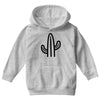 minimalistic cactus Youth Hoodie