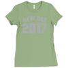 new dad 2 Ladies Fitted T-Shirt