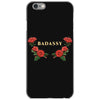 badassy with roses iPhone 6/6s Case