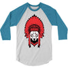 native america wolf 3/4 Sleeve Shirt