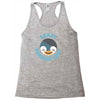 crazy penguin lady Racerback Tank