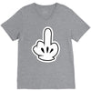 ski glove V-Neck Tee