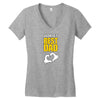 World's Best Dad Ever Women's V-Neck T-Shirt