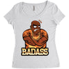 badass Women's Triblend Scoop T-shirt