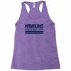 hawkins power and light 2 Racerback Tank