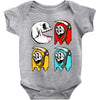 pac skull copy Baby Onesie