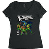 x turtles, mutants in a half shell Women's Triblend Scoop T-shirt