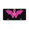 breast cancer wonder woman License Plate