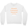 Braver Stronger Smarter Uterine Cancer Awareness Crewneck Sweatshirt