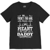 There's This Girl Who Stole My Heart She Calls Me Daddy V-Neck Tee