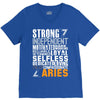 Strong Independent Motivated Aries V-Neck Tee