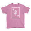 disc golf ace card target chains frisbee basket Youth Tee