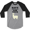 Save The Drama For Your Lama 3/4 Sleeve Shirt