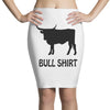 bull shirt funny small humor crude awesome beer tee cool geek nerd hum Pencil Skirts