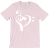 music heart rock baseball jersey T-Shirt