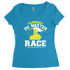 glorious pc gaming master race Women's Triblend Scoop T-shirt