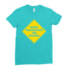 dark passenger on board Ladies Fitted T-Shirt