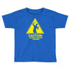 caution shapes being thrown printed Toddler T-shirt