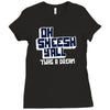 oh sheesh y'all Ladies Fitted T-Shirt